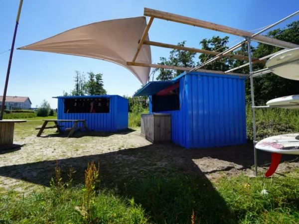 Demontierbarer Barcontainer XL 3x2m Blau – Bild 5