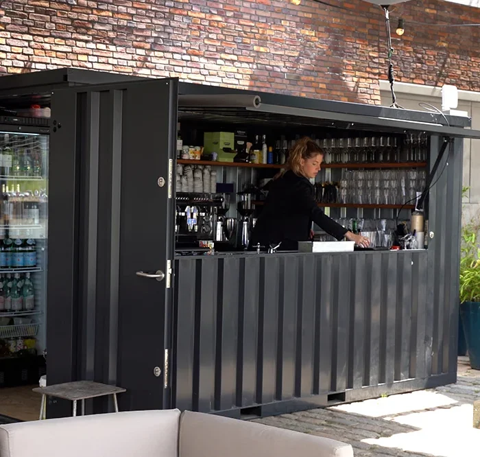 Demontierbarer Barcontainer XL 4×3m