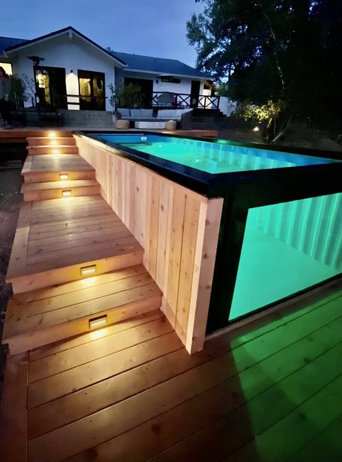 Container Swimmingpool 20 Fuß