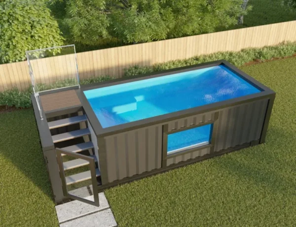 Pool in einem Seecontainer 3m